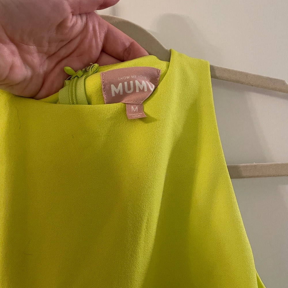 Show Me Your Mumu Lime Green Top